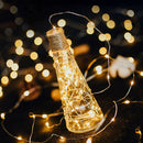 1m Electric String Light 3 Mode LED Festival Decor Lamp (Warm Light 12pcs) A