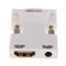 HDMI Female to VGA Male Converter + Audio Support 1080P Output White