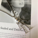 Stainless Steel Necklace Astronauts Robot Pendant Choker Hip Hop Chain Jewel%!