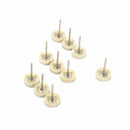 10PCS 45*25mm Wool Felt Polishing Disc Wheel Shank For Jewelry Metal Buffi PUB