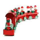 New 4 Piece Wood Christmas Xmas Train for Ornament Decoration Decor Gift