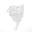 Short Lace Floral Rhinestone Bowknot Fingerless Wedding Party Bridal Gloves T Kw