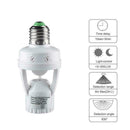 E27 Infrared PIR Motion Sensor LED Light Lamp Bulb Socket Holder Adapter K0F2