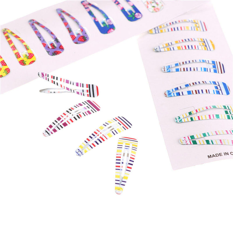 20pcs Girl Baby Kids Princess Hair Accessories Slides Hair BB Hair Clips E ^