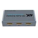 4K HD Splitter Audio Extractor 1 IN 2 OUT HDMI to Optical Spdif Video Extractor