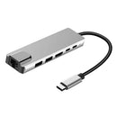 USB Type C Hub Adapter Dock with 4K HDMI PD RJ45 Ethernet for MacBook for