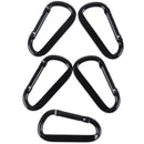 5x Strong Load-bearing D Carabiner Spring Snap Clip Hooks Belts Hook Clasp OZ