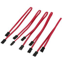 5x 18inch Serial ATA SATA RAID Data HDD Hard Drive Disk Signal Male to M Ca L2W1
