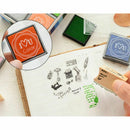 Children's Finger Painting Ink Mat Mud DIY Square Color 20 Color Stamp Seal Set