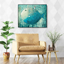 Painting By Numbers Kit DIY Fish Hand Painted Canvas Oil Art Picture Gift
