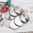 8 Pcs Stainless Steel Jar Lids 86Mm Sealed Leak Proof Cover With Silicone S T4S1