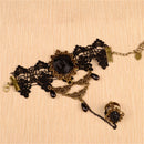 Hot Black Women Gothic Lace Bracelet Bangle Retro Jewelry Women Prom HF BX