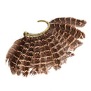 Fashion Feather Ear Cuff Wrap Clip Earring Retro Punk Rock Earrings Ear Clipã€%a