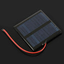 0.6W 5.5V solar panels polycrystalline silicon solar patch plastic DIY sola F7F4