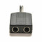 1/4" Stereo Plug Adapter to 2-way 6.35mm Stereo Jack Headphone Y Splitter ES