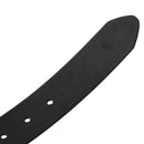 Dnuxlou New Men Leather Belt Classic Belt Pin Buckle (black)