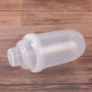 1pc transparent plastic 200ml protein shaker water bottle sports fitness gym M&E