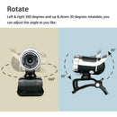 360Â° USB Web Cam Webcam Camera with MIC Clip-on for Computer PC Laptop Pret A3F7