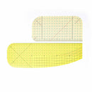 2Pcs Hot Ironing Ruler Fabric Measuring Tool Tailor Craft Sewing Ironing RuS Hn