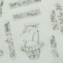 Dancing cow Clear Silicone Stamp/Seal for DIY Scrapbooking/photo Album Decor JR