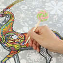 Lolly Shape 5D DIY Embroidery Diamond Painting Point Drill Pen Random Color