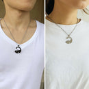 1 Pair Stainless Steel Yin Yang Cat Puzzle Piece