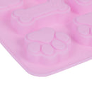 1pc Dog Bone Dog Footprint Cake Mold Silicone dog bone molds party supplies BX