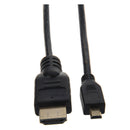 High Speed HDMI Cable with Ethernet Type A to Type D (mini HDMI), 10 FT / 3
