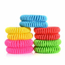 10PCS Anti Mosquito Insect Repellent Wrist Hair Band Bracelet Camping Outdoor **