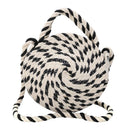 Round Thick Cotton Rope Woven Bags Women Beach Messenger Shoulder Handbags