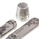 5pcs European Sewing Scissors Thimble Needle Case Threader for Sewing Crafts