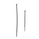 100Pcs Zip Trim Wrap Marker Cable Loop Ties Wire Self-Locking Black