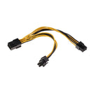 3PCS PCI-E 6-pin to 2x 6-pin Power Splitter Cable PCI Express Extension Cord