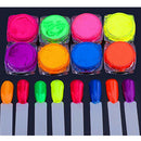 Neon Pigment Nail Powder Dust  Nail Glitter Gradient Glitter Iridescent Acrylic
