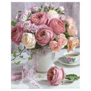 5D DIY Full Drill Diamond Painting Warm Flowers Cross Stitch Embroidery Kit