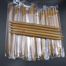 75pcs/set 15 Sizes 20cm Double Pointed Carbonized Bamboo Knitting Needles S D9W7