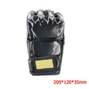 Grappling Half Finger MMA Gloves PU Training Punching Bag Boxing Sparring Gloves