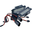 2Pcs 12V Led Number License Plate Light Lamps For Golf 4 5 6 7 Car License  F9G7