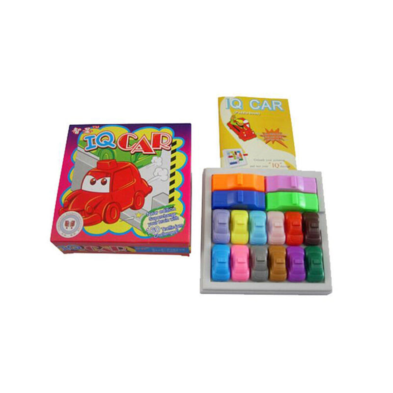 Kids Plastic Traffic Jam Slide Car Brain Teaser Puzzle Smart IQ Game TME