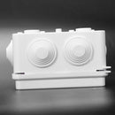 White ABS IP65 Waterproof Enclosure Square Junction Box 100x100x70mm M2C9
