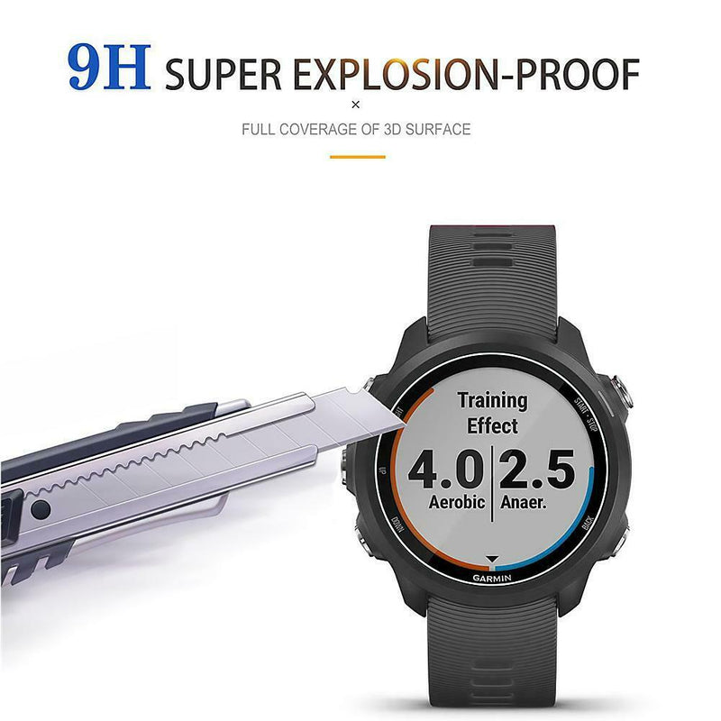 Tempered Glass Screen Protective Film for Garmin Forerunner 245/245 Music Watch