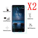 2X Scratch Resist HD Tempered Glass Screen Protector Guard Film For Nokia 8
