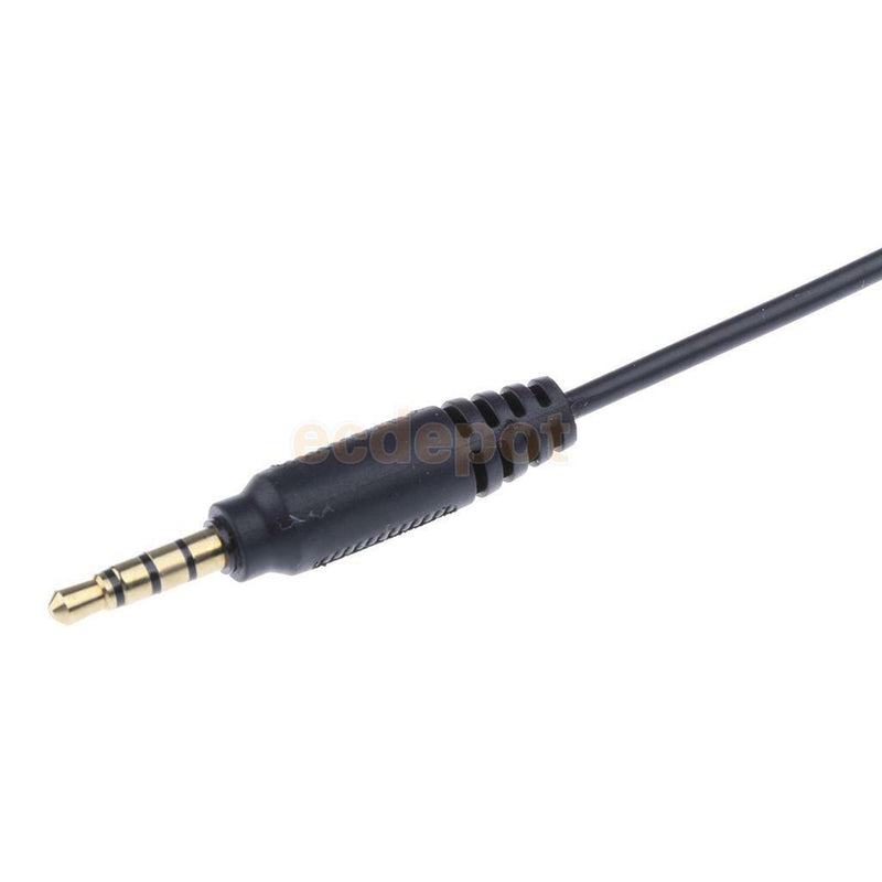 1 Male to 2 Female 3.5mm Audio Y Splitter Headphone Cable Cord for Computer