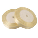 1 roll Silk Satin Ribbon 15mm 22 Meters for Wedding Partyï¼ˆcreamy-whiteï¼‰