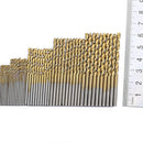 50PCS HSS Cobalt Twist Drill Bits HSS-Co For Hard Metal Stainless Steel 1mm-3mm
