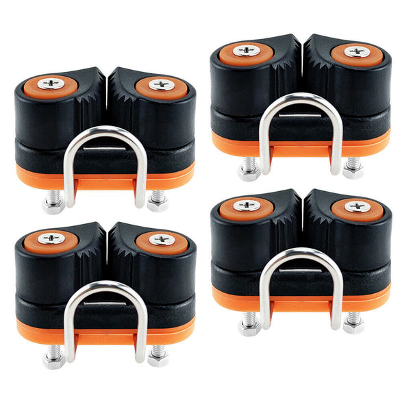 4pcs Composite Sailboat 2 Row Ball Bearing Cam Cleat With Leading