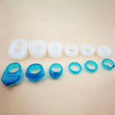 Transparent DIY Silicon Round Cat Shape Ring Mold Mould Jewelry Making Tools