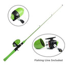 Kids Fishing Pole Tackle Box Child Fishing Rod and Reel Kit Lures Box Fishi