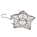 Romantic Iron Star Shape Succulent Pot Metal Hanging Planter Plant Holder