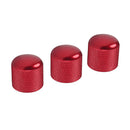 Musically Aluminum Dome Control Knobs for Electric Guitar or Bass Pack of 3